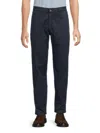 Rag & Bone Shift Straight Leg Sateen Pants In Navy