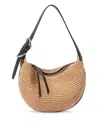 Rag & Bone Small Mercer Woven Straw Hobo Bag