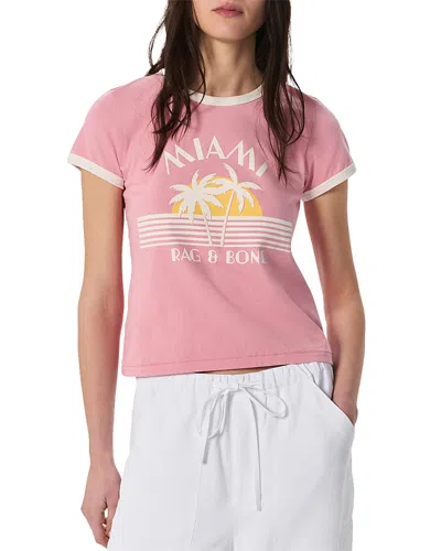 Rag & Bone Miami Cotton Graphic T-shirt