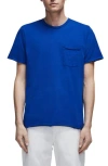 Rag & Bone Miles Organic Cotton Pocket T-shirt In Mid Blue
