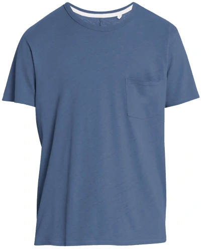 Rag & Bone Rag And Bone Miles Tee In Principal Jersey Indigo In Blue