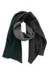 Rag & Bone Millie Colorblock Wool Scarf In Grey Multi