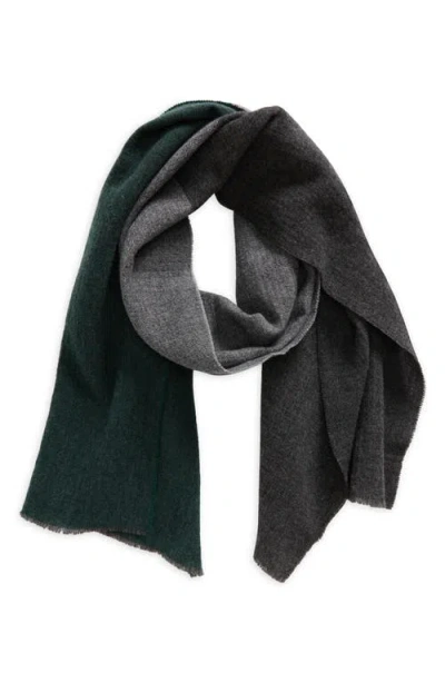 Rag & Bone Millie Colorblock Wool Scarf In Grey Multi