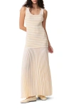 Rag & Bone Millie Stripe Tank Dress Ivorymult In Ivory Multi