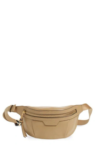 Rag & Bone Beige Mini Commuter Belt Bag In Lightsand