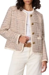 Rag & Bone Mirabelle Tweed Jacket In Ivory Multi