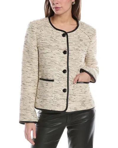 Rag & Bone Mirabelle Tweed Jacket In White