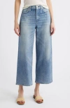 Rag & Bone Miramar Andi High Waist Ankle Wide Leg Cotton Terry Sweatpant Jeans