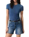 Rag & Bone Miramar Crewneck Baby Tee In Cosmos