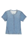 Rag & Bone Miramar Crewneck Baby Tee In Minetta