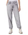 Rag & Bone Miramar Cotton-terry Crop Joggers In Icy Grey