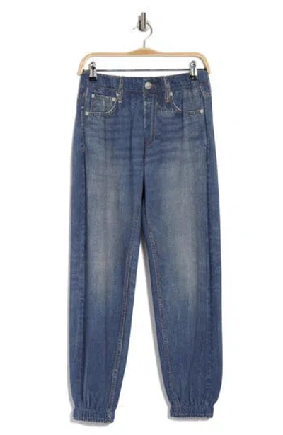 Rag & Bone Miramar Printed Denim Cotton Joggers In Lenox