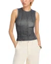 Rag & Bone Miramar Stretch Cotton Rib Muscle Tank