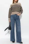 Rag & Bone Miramar Sofie Wide Leg Jeans In Venice In Blue