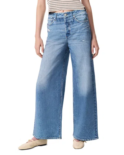RAG & BONE RAG & BONE MIRAMAR SOFIE CROPPED COTTON TERRY SWEATPANT JEANS IN MINETTA