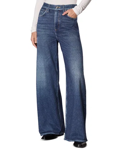 Rag & Bone Miramar Sofie High Waist Ankle Wide Leg Sweatpant Jeans In Grove