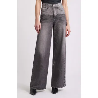 RAG & BONE RAG & BONE MIRAMAR SOFIE HIGH WAIST WIDE LEG COTTON TERRY SWEATPANT JEANS