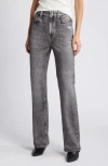 Rag & Bone Miramar Shea Straight-leg Jeans In Raven