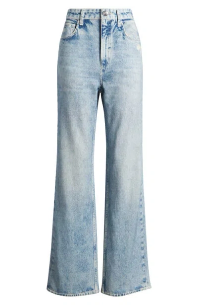 RAG & BONE RAG & BONE MIRAMAR SHEA RELAXED STRAIGHT COTTON TERRY SWEATPANT JEANS