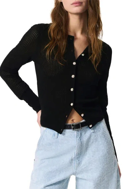 RAG & BONE RAG & BONE MOLLY OPEN KNIT CARDIGAN