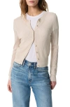 Rag & Bone Womens Ivory Kaia Bouclé Knitted Cardigan In Light Taupe
