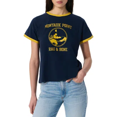 Rag & Bone Montauk Boxy Ringer T-shirt
