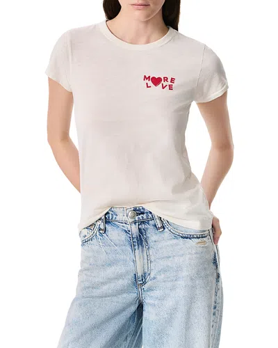 Rag & Bone More Love Cotton Graphic T-shirt In Ivory