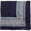Rag & Bone Multistripe Square Scarf In Navy