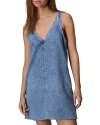 Rag & Bone Naia Sleeveless Denim Minidress In Mari