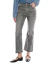 Rag & Bone Nina Gem High-rise Ankle Flare Jean In Grey