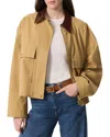 Rag & Bone Nonie 2-in-1 Cotton Twill Jacket In Beige