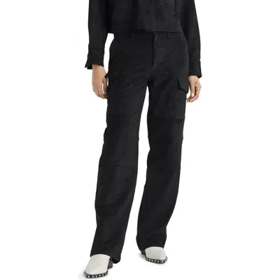 RAG & BONE RAG & BONE NORA FAUX SUEDE CARGO PANTS