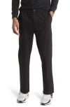 Rag & Bone Standard Cotton Blend Flannel Chinos In Black