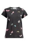 Rag & Bone Ozzy Allover Butterfly Tee In Multicolor