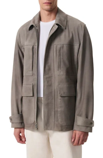 Rag & Bone Men's Pace Suede Chore Jacket In Desert