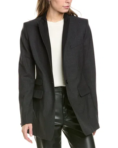 Rag & Bone Paloma Japanese Wool Blazer In Grey