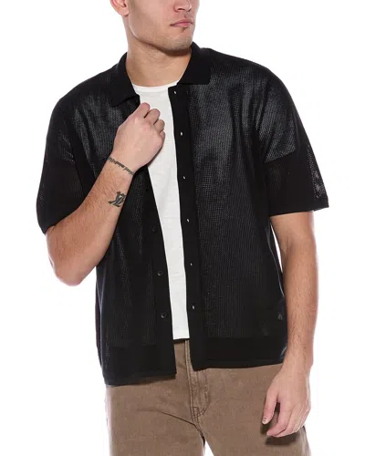 Rag & Bone Payton Button-up Shirt In Black