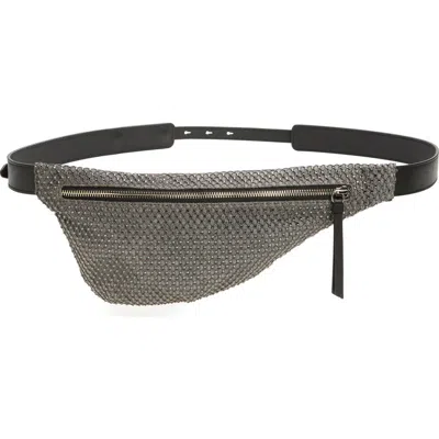 Rag & Bone Petra Embellished Denim Sling Bag In Greydnm