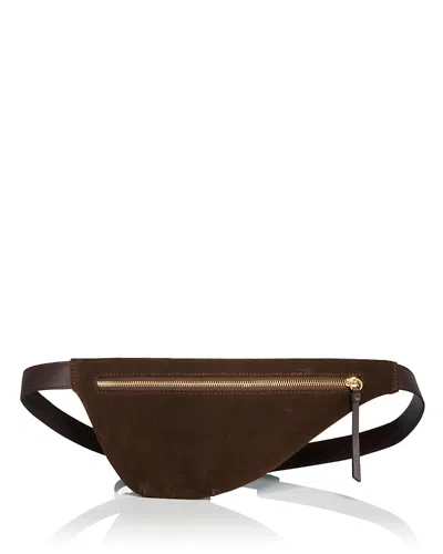 Rag & Bone Petra Suede Mini Sling Bag In Dark Espresso