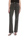 Rag & Bone Peyton High-rise Inky Full Length Bootcut Jean In Grey