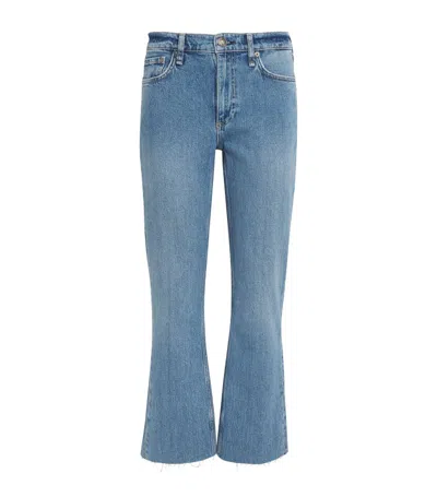 Rag & Bone Peyton Mid-rise Bootcut Jeans In Blue