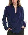 Rag & Bone Phillipa Blouse In Blue