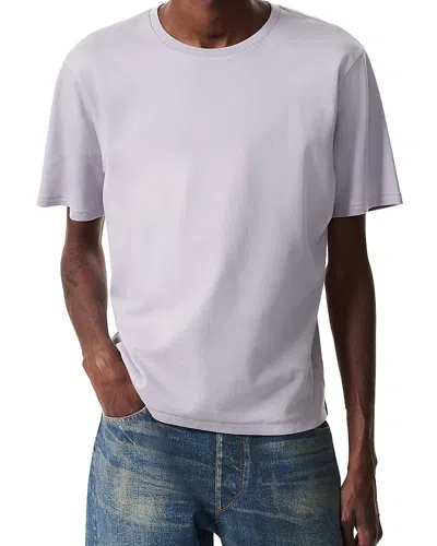 Rag & Bone Pima Interlock Tee In Pastel Gray