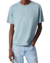 Rag & Bone Pima Interlock Tee In Stone Blue