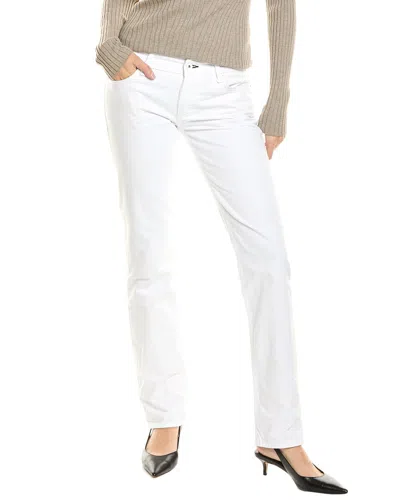 RAG & BONE RAG & BONE PIPER BRIGHT WHITE LOW-RISE STRAIGHT JEAN