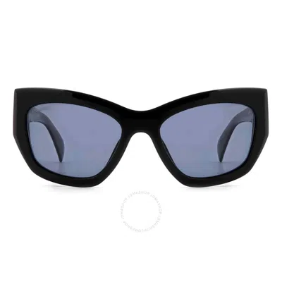 Rag & Bone Rag And Bone Polarized Grey Cat Eye Ladies Sunglasses Rnb1071/s 0807/m9 56 In Black