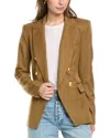 Rag & Bone Preston Heavy Twill Wool Blazer In Brown