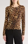 Rag & Bone Printed Top In Cheetah