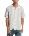 Rag & Bone Printed Resort Avery Shirt In White Geo In White