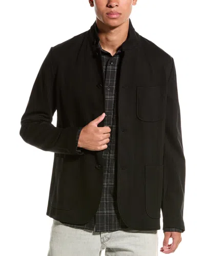 Rag & Bone Prospect Knit Wool-blend Blazer In Black